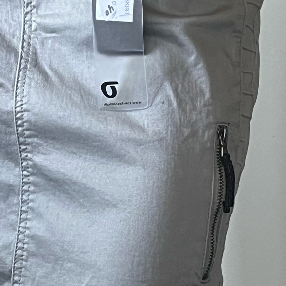 NWT Ofclia Light Gray Motto Style European Skirt Sz 8(38) - Picture 3 of 8